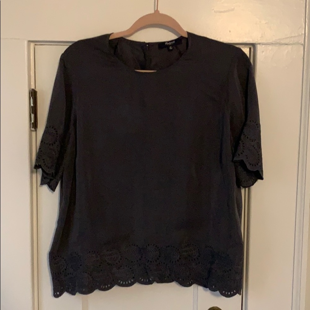 Madewell Silk Moondial Top
